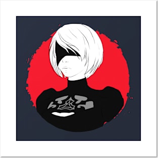 2B NieR Automata Posters and Art